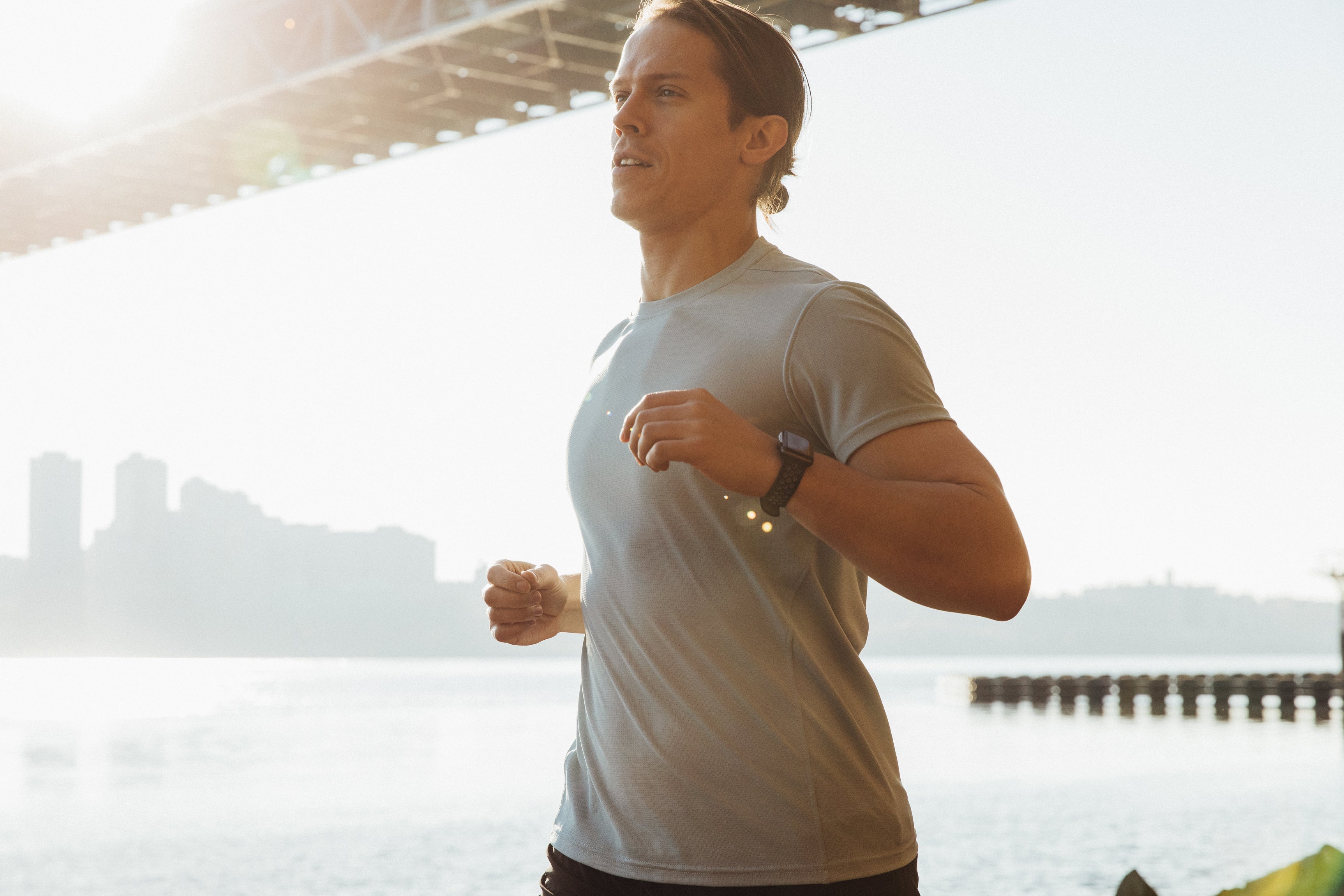 Running along a river